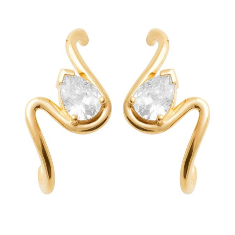 Wave earrings