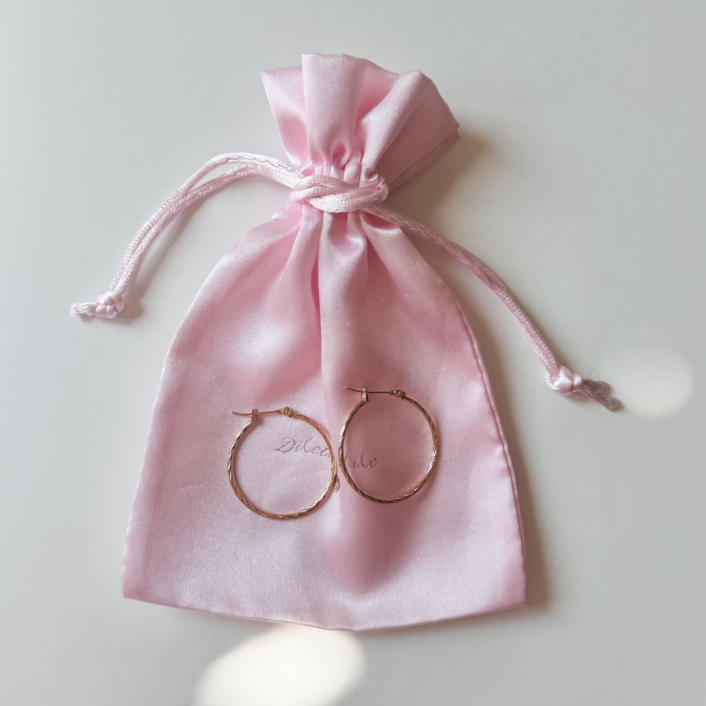 Satin hoops