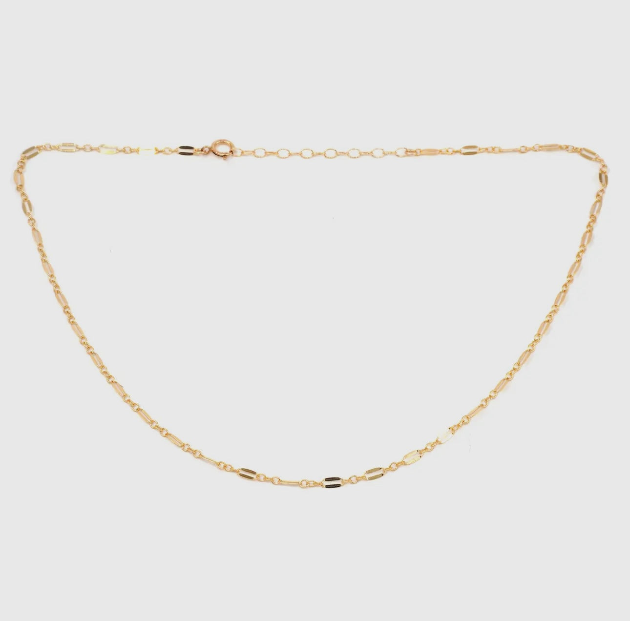 Girocollo a catena con paillettes