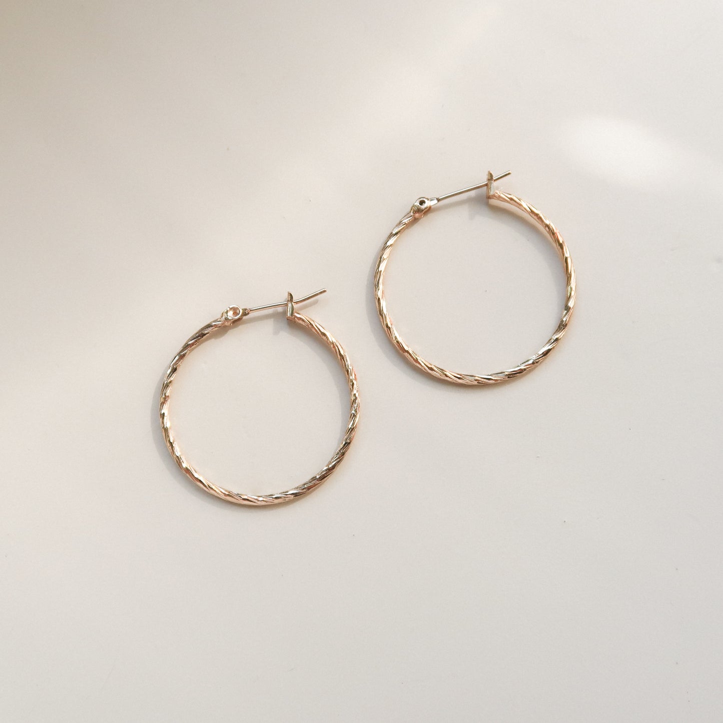 Satin hoops