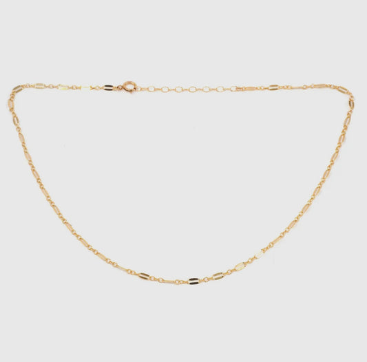 Girocollo a catena con paillettes
