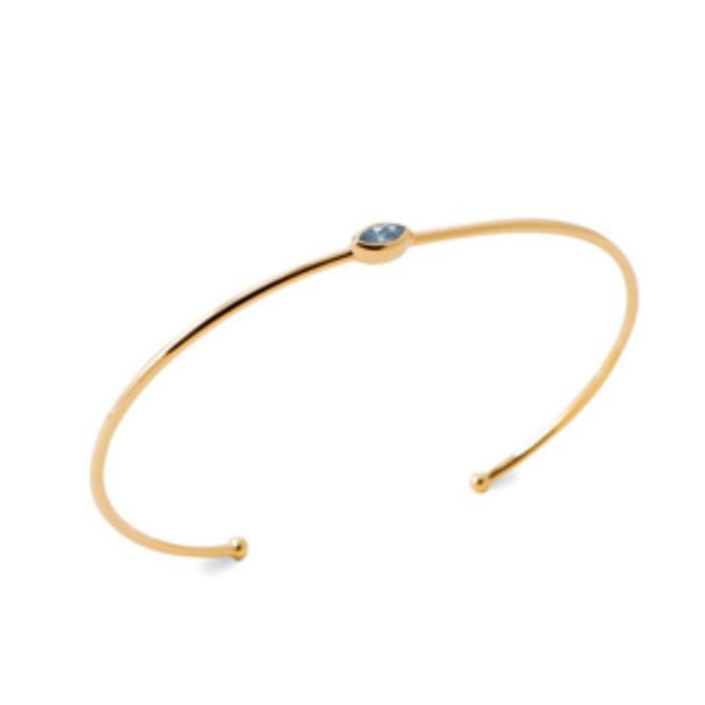 Gem cut bangle