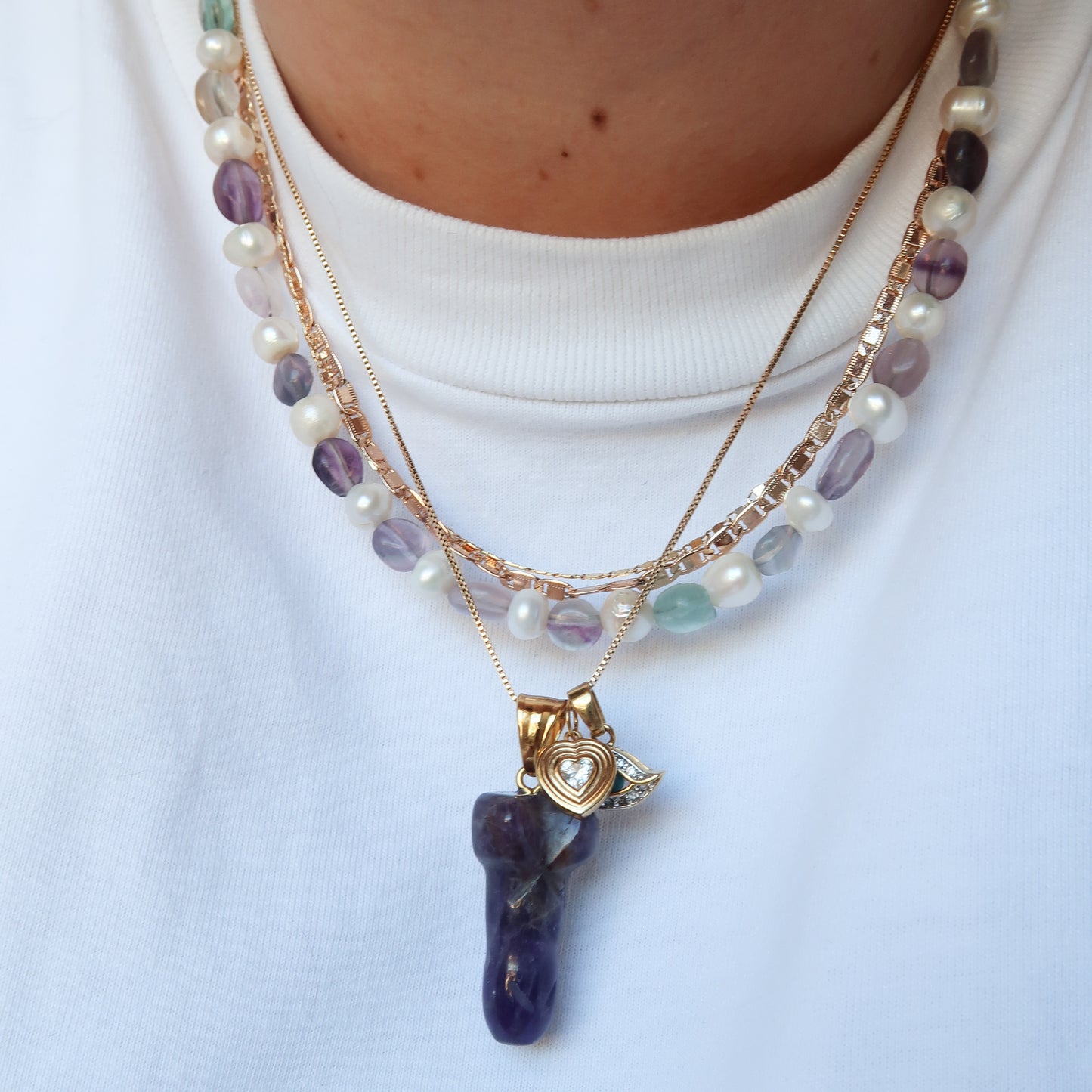 Penis crystal charm